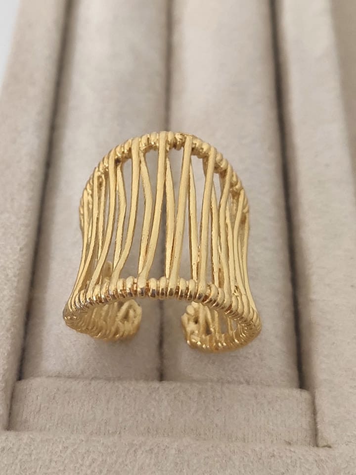 Nakkash Pozłacany pierścionek rozmiar: onesize