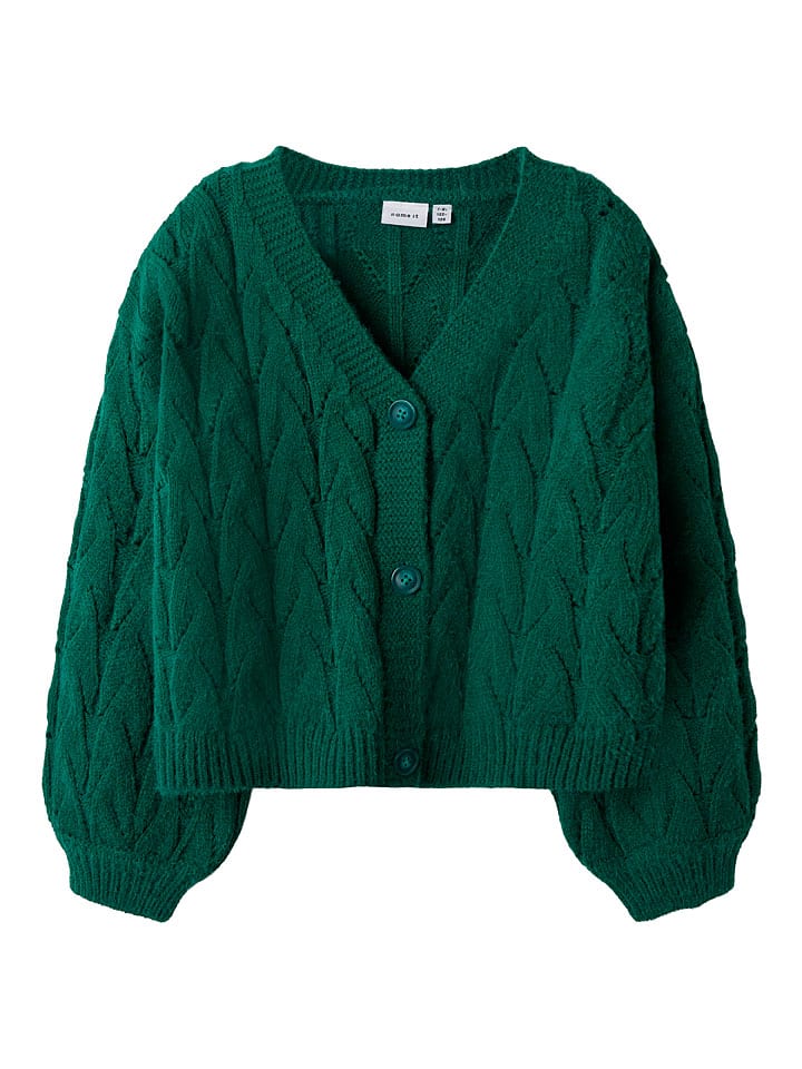 name it Kardigan w kolorze zielonym rozmiar: 122/128