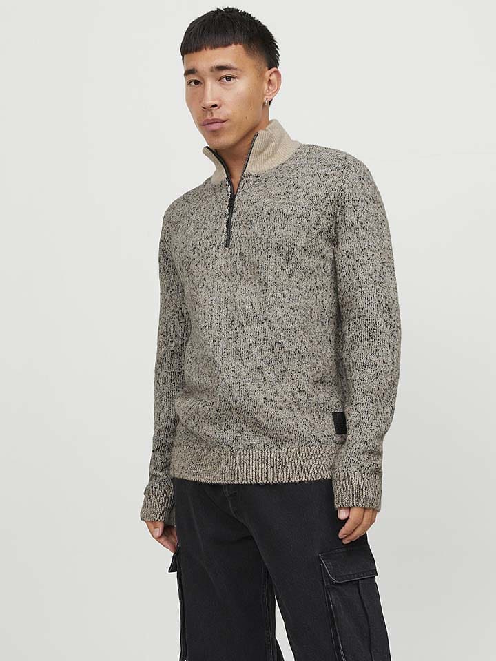 Jack & Jones Sweter "Space" w kolorze czarnym rozmiar: XL