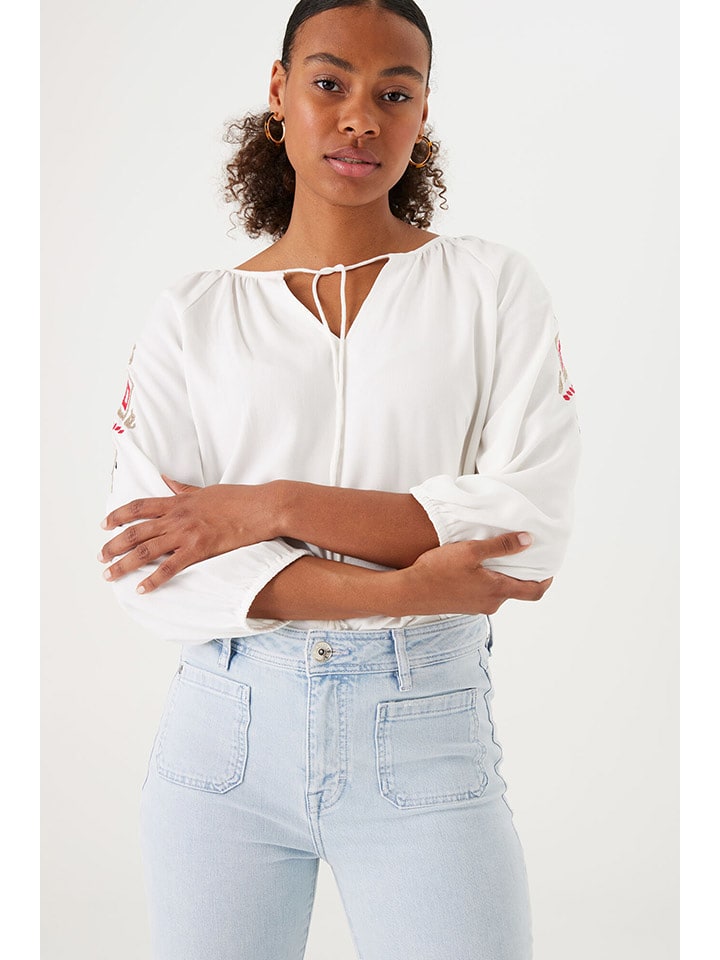 Garcia Bluzka w kolorze białym rozmiar: L