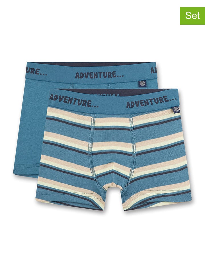 Sanetta Bokserki (2 pary) w kolorze niebieskim rozmiar: 128