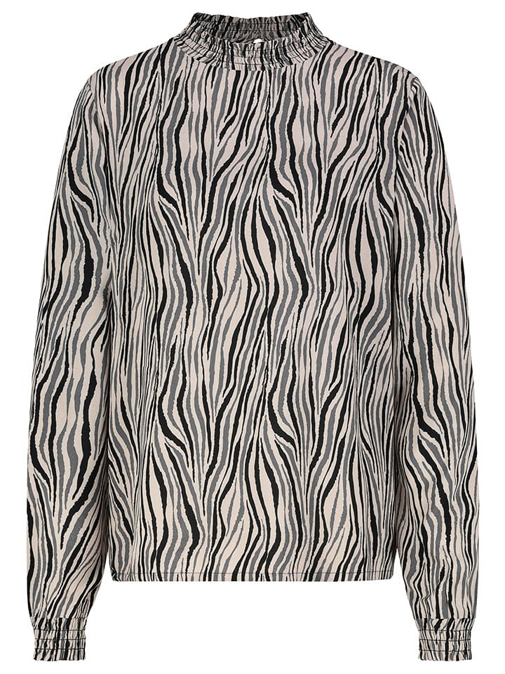 Sublevel Bluzka w kolorze biało-czarnym rozmiar: L