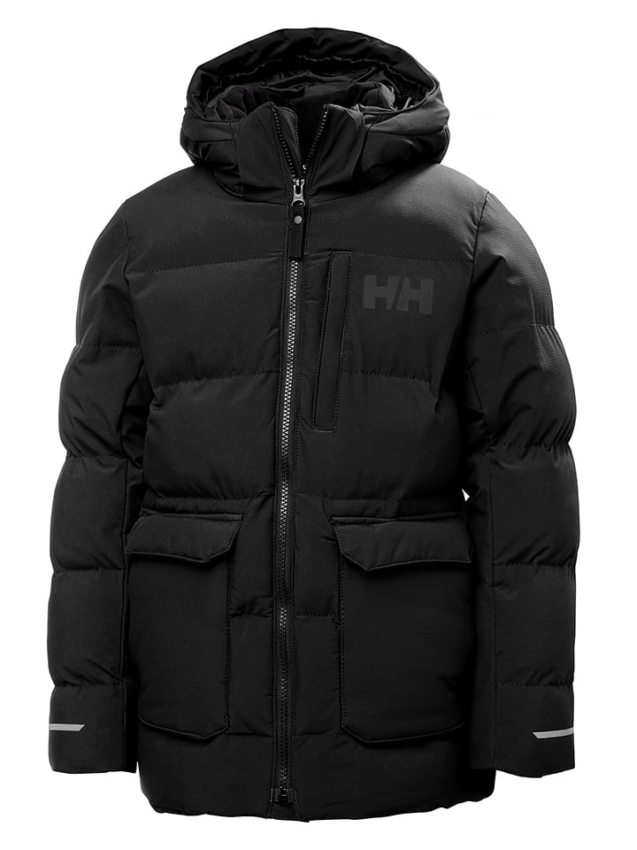 Helly Hansen Parka pikowana "Nord" w kolorze czarnym rozmiar: 158