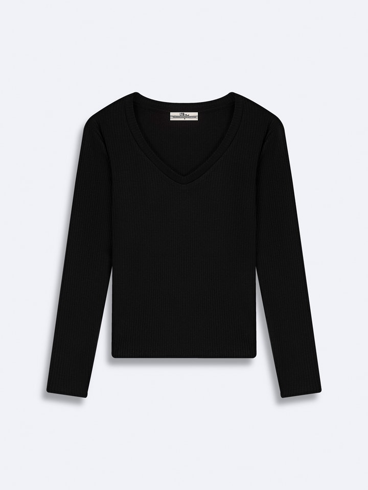 LTB Sweter w kolorze czarnym rozmiar: L