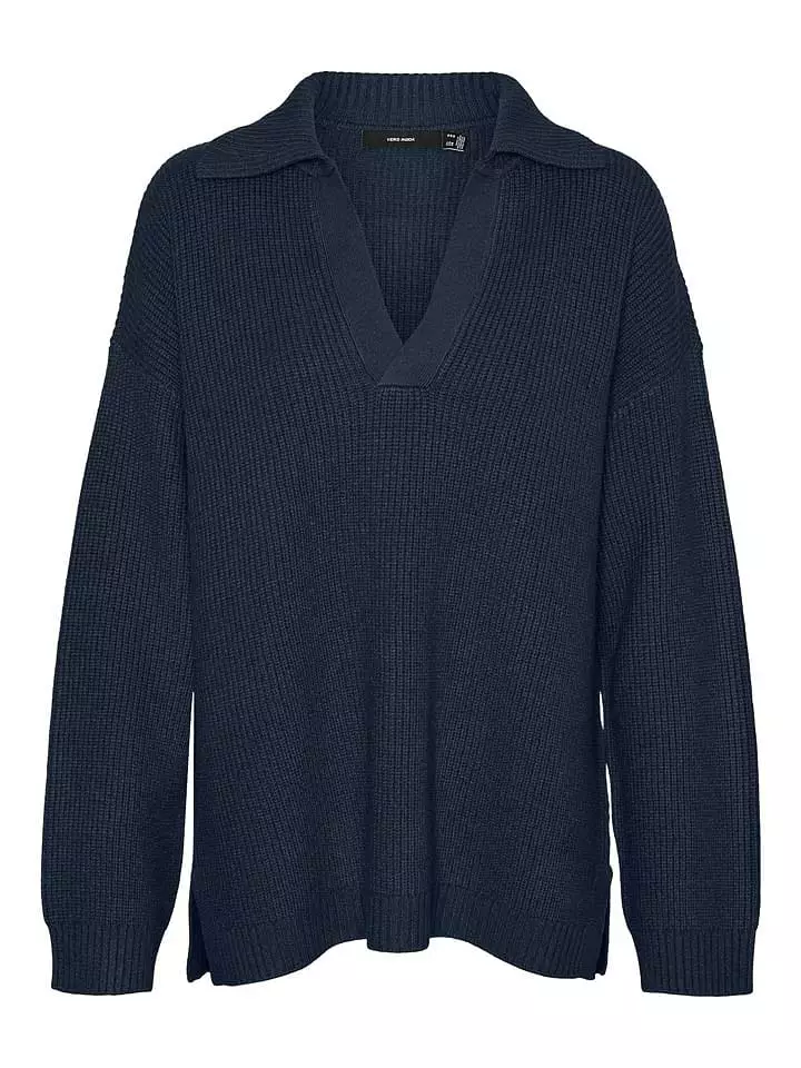 Vero Moda Sweter "Luna" w kolorze granatowym rozmiar: M