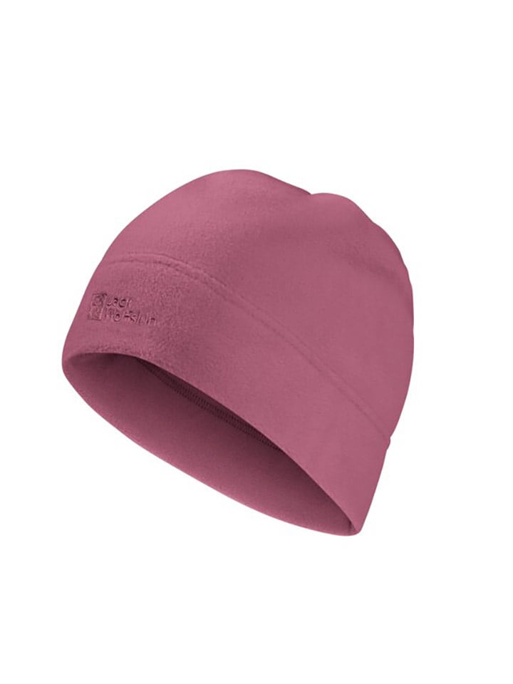 Jack Wolfskin Czapka beanie "Real Stuff" w kolorze fioletowym rozmiar: onesize