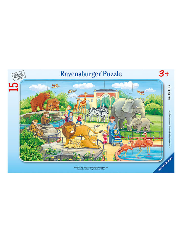 Ravensburger 15-częściowe puzzle - 3+ rozmiar: onesize