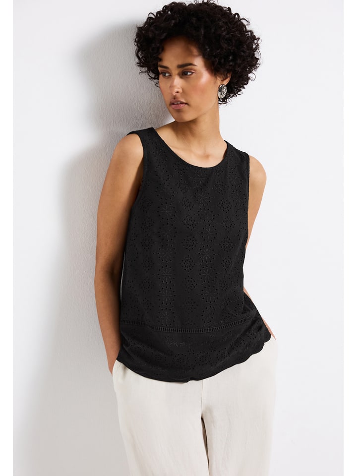 Street One Top w kolorze czarnym rozmiar: 34