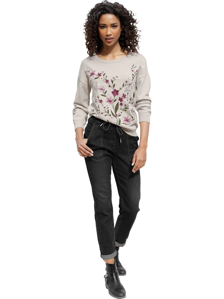 Heine Dżinsy - Slim fit - w kolorze czarnym rozmiar: 38