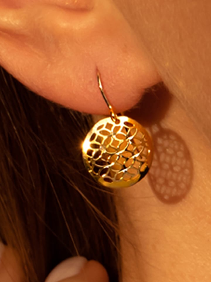 OR ÉCLAT Złote kolczyki "Dandelion" rozmiar: onesize