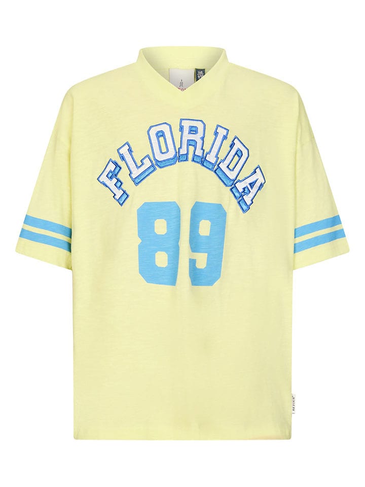 Retour Koszulka "Vanity" w kolorze żółtym rozmiar: 134/140