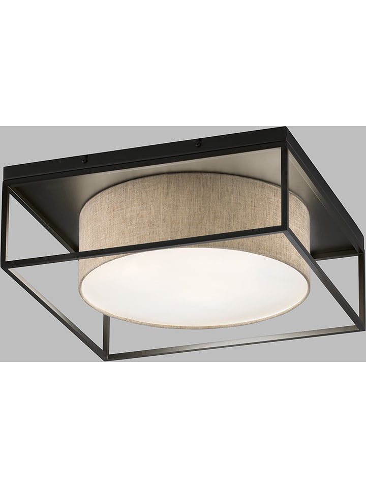 FISCHER & HONSEL Lampa sufitowa "Carre" w kolorze beżowym - 50 x 50 cm rozmiar: onesize