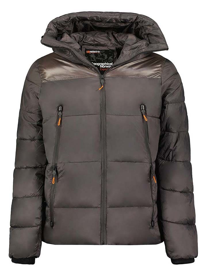 Geographical Norway Kurtka pikowana "Bayou" w kolorze antracytowym rozmiar: 140