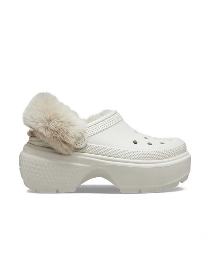 Crocs Chodaki "Stomp Lined" w kolorze kremowym rozmiar: 38/39