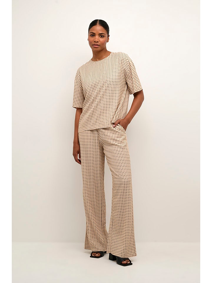 Kaffe Bluzka w kolorze beżowym rozmiar: 38