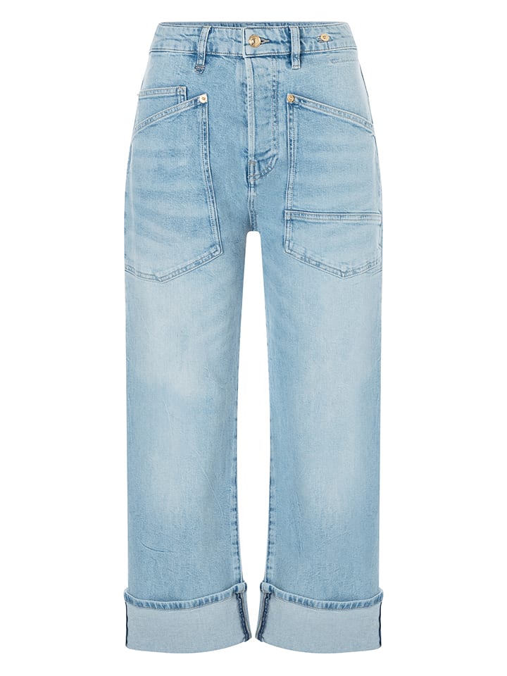 MAC Dżinsy "Baggy" - Comfort fit - w kolorze błękitnym rozmiar: 34