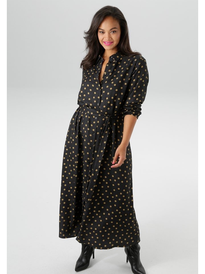 Aniston Sukienka w kolorze czarno-jasnobrązowym rozmiar: 46