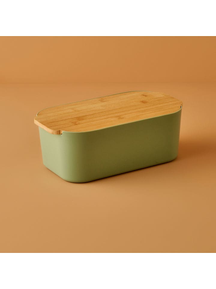 BELLA MAISON Chlebak w kolorze zielonym - 33 x 12 x 18,5 cm rozmiar: onesize