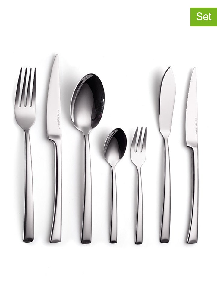 Echtwerk 42-częściowy zestaw sztućców "Avelino" w kolorze srebrnym rozmiar: onesize