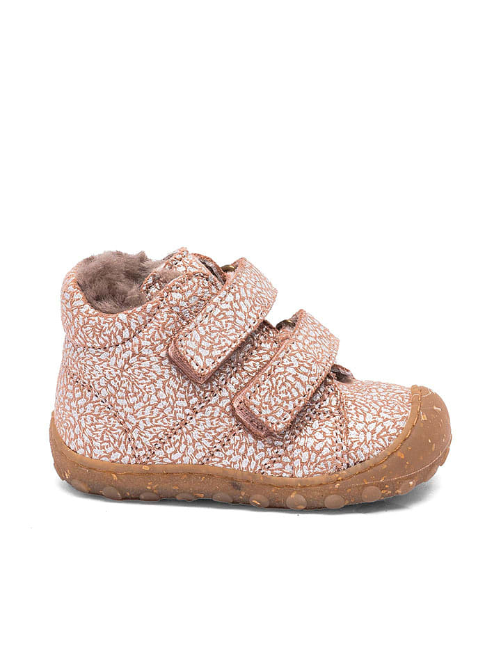 bisgaard Skórzane buty "Hale" w kolorze jasnoróżowym do chodzenia na boso rozmiar: 21