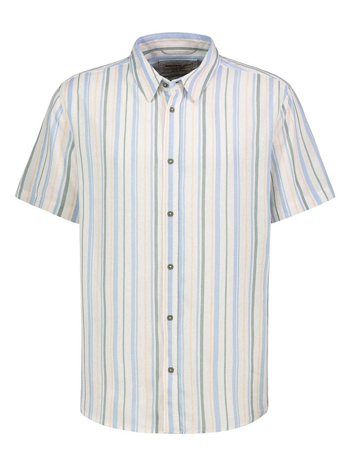 Eight2Nine Koszula w kolorze kremowo-błękitno-zielonym rozmiar: L