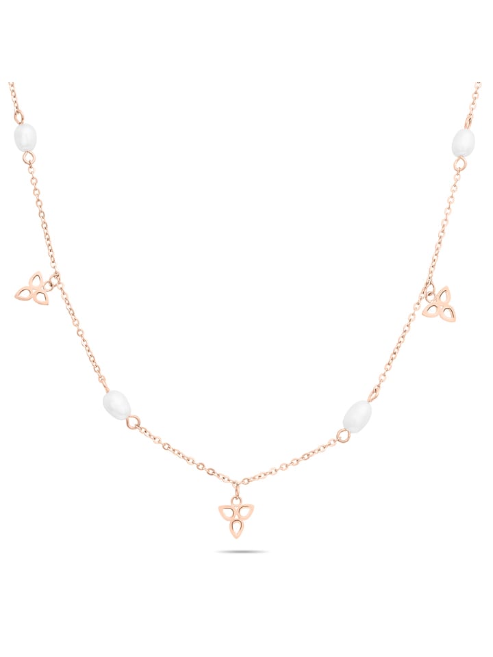 Tamaris Naszyjnik z elementami ozdobnymi - dł. 45 cm rozmiar: onesize