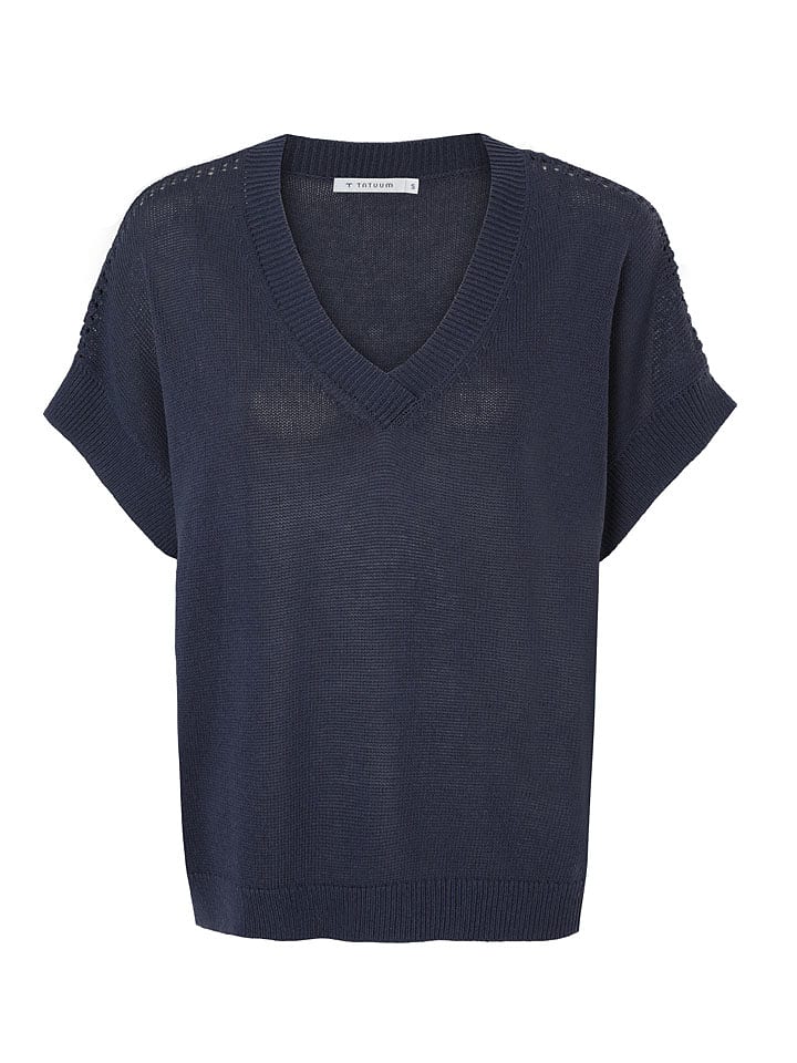 TATUUM Sweter w kolorze granatowym rozmiar: L