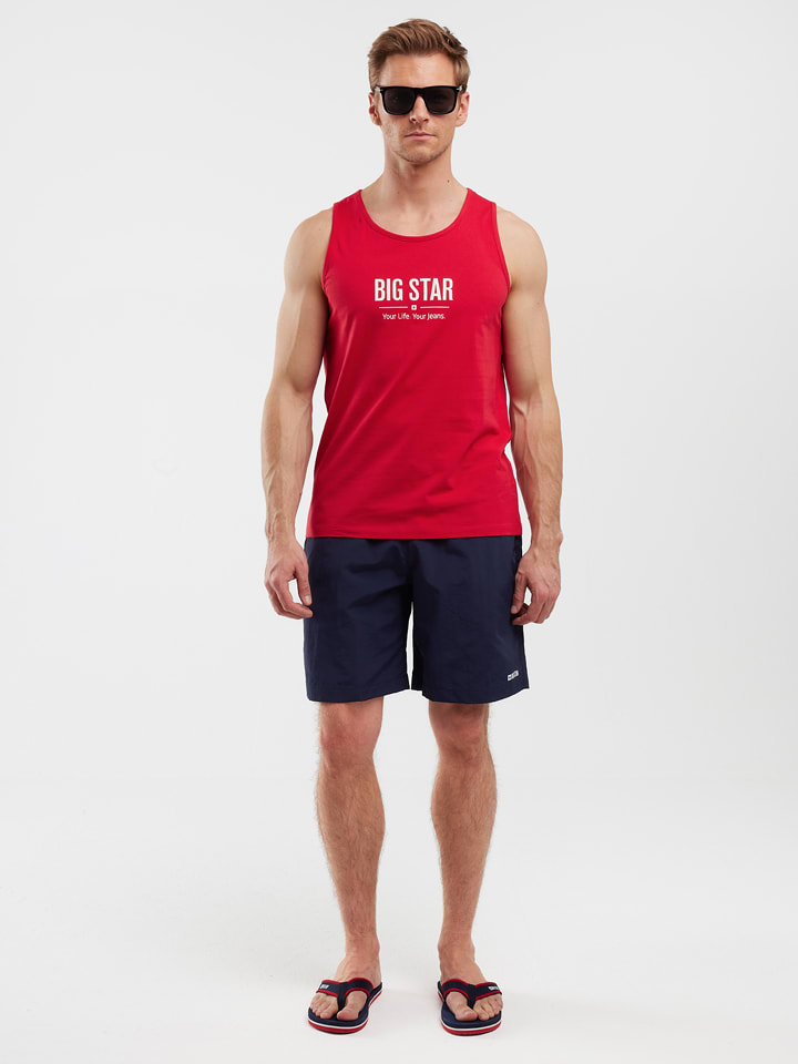 BIG STAR Top w kolorze czerwonym rozmiar: XXL
