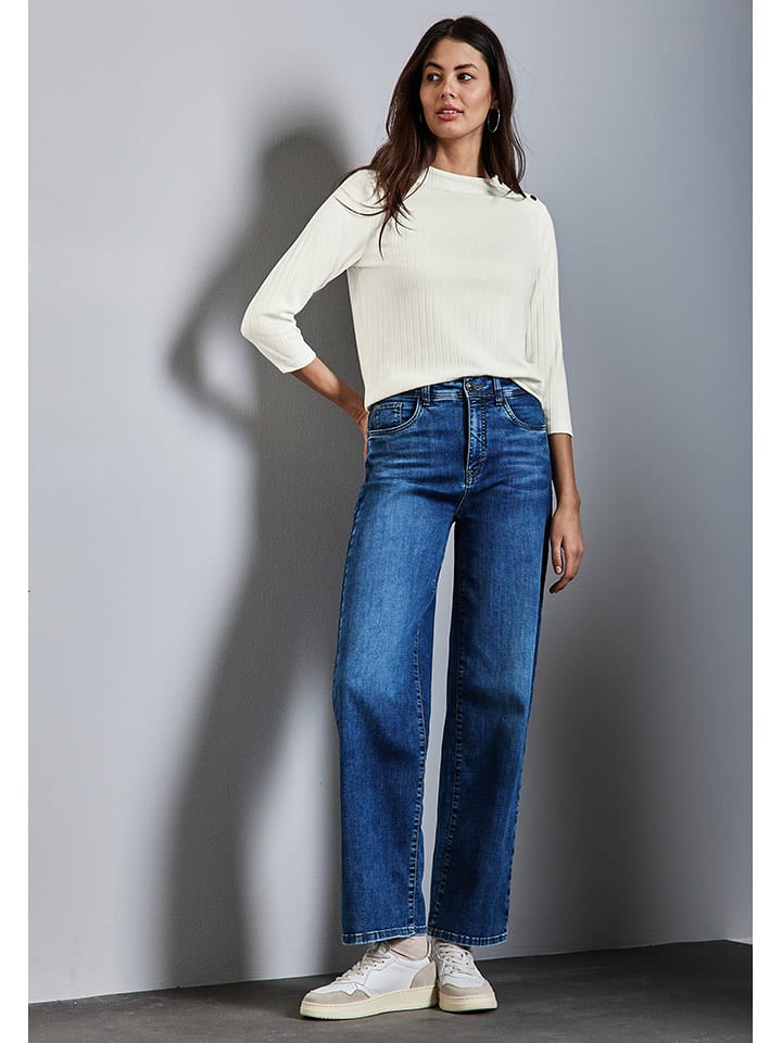 Street One Sweter w kolorze kremowym rozmiar: 38