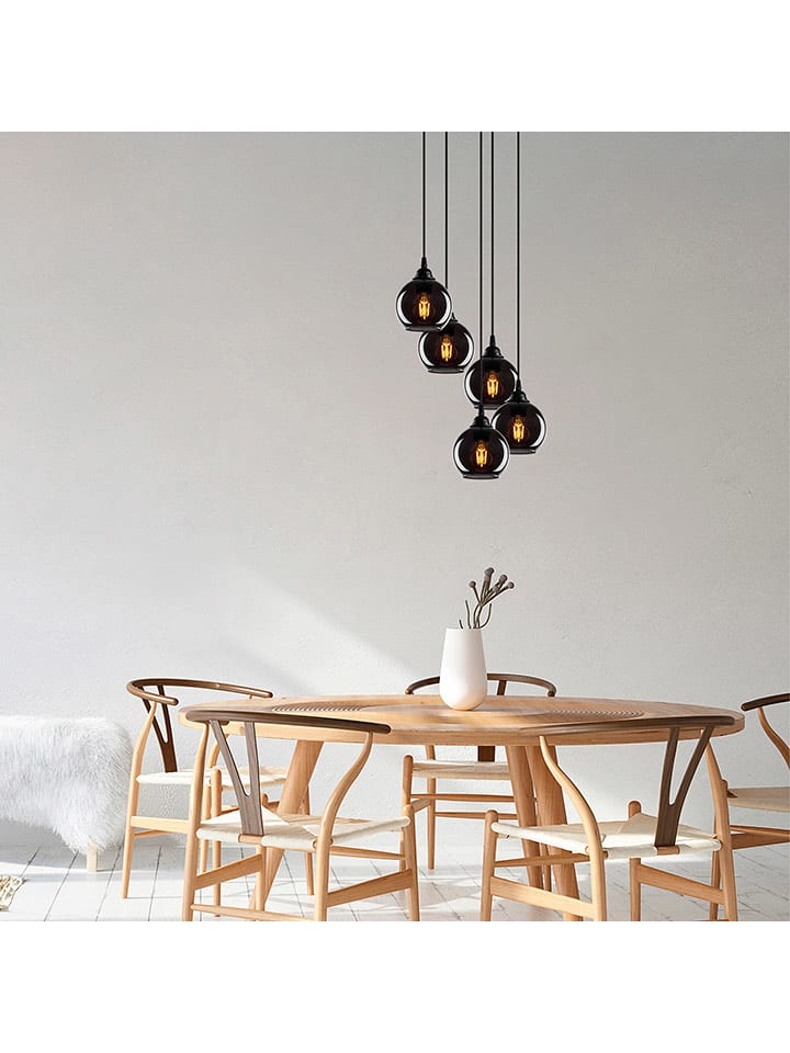 Opviq Lampa wisząca w kolorze czarnym - 50 x 114 cm rozmiar: onesize