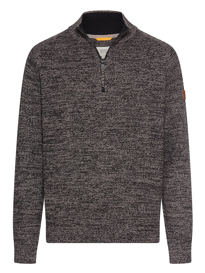 Camel Active Sweter w kolorze antracytowym rozmiar: 3XL
