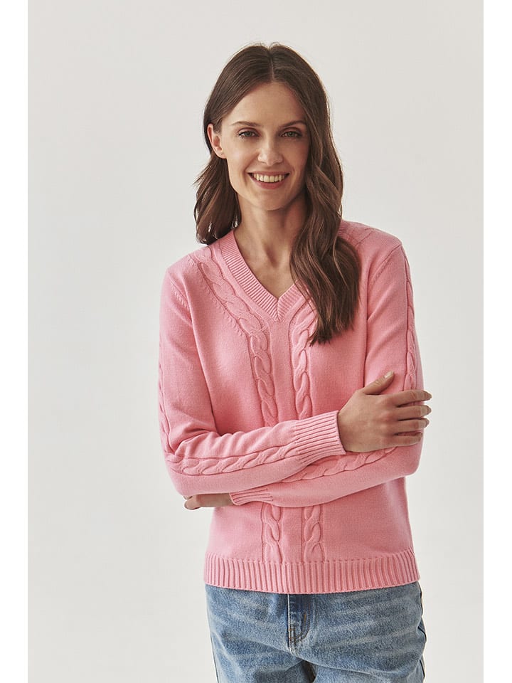 TATUUM Sweter w kolorze jasnoróżowym rozmiar: M