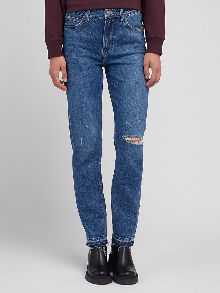 Lee Dżinsy - Slim fit - w kolorze niebieskim rozmiar: W28/L33