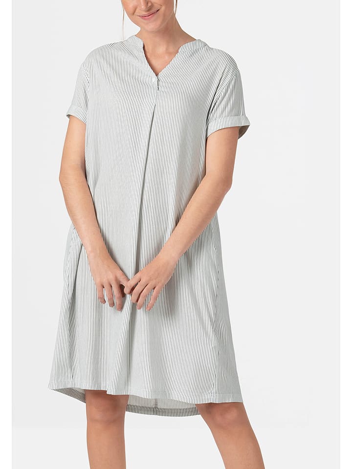 Timezone Sukienka w kolorze biało-granatowym rozmiar: M