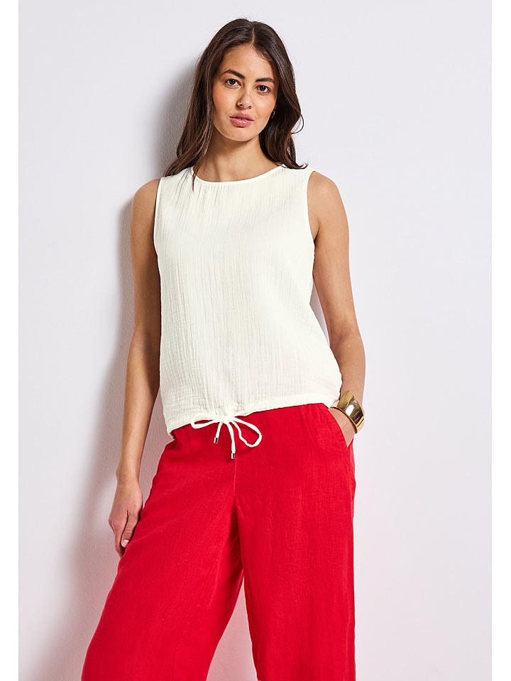 Street One Koszulka w kolorze kremowym rozmiar: 36