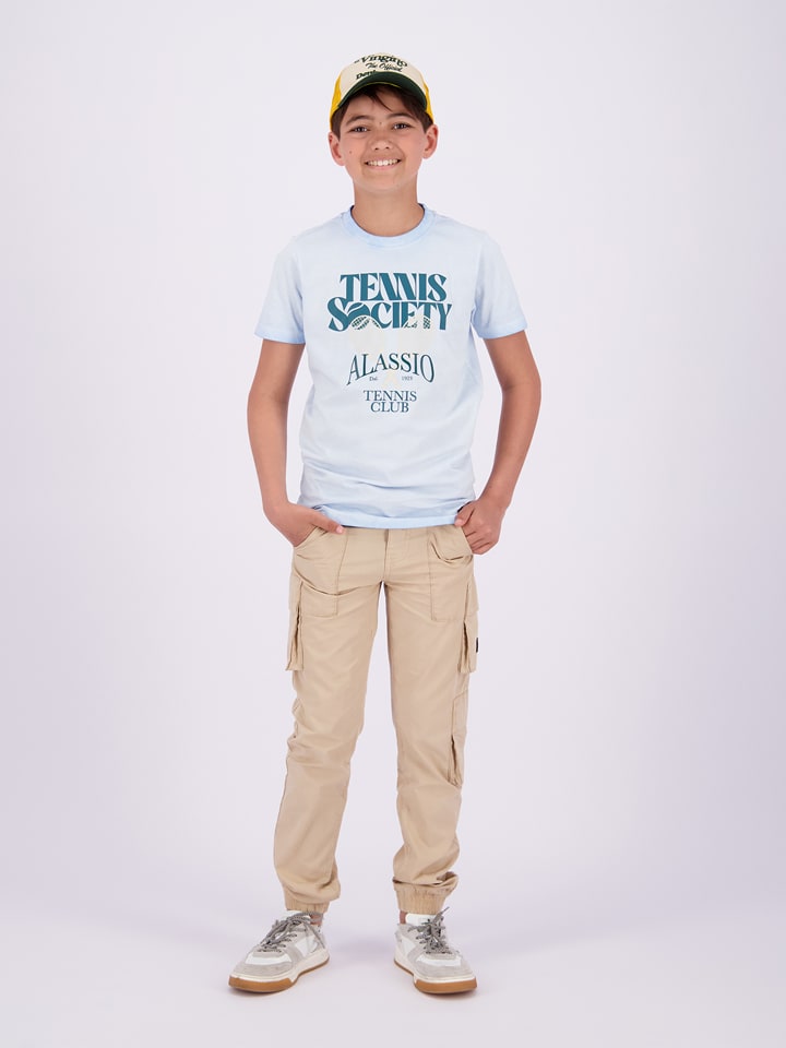 Vingino Bojówki w kolorze beżowym rozmiar: 152