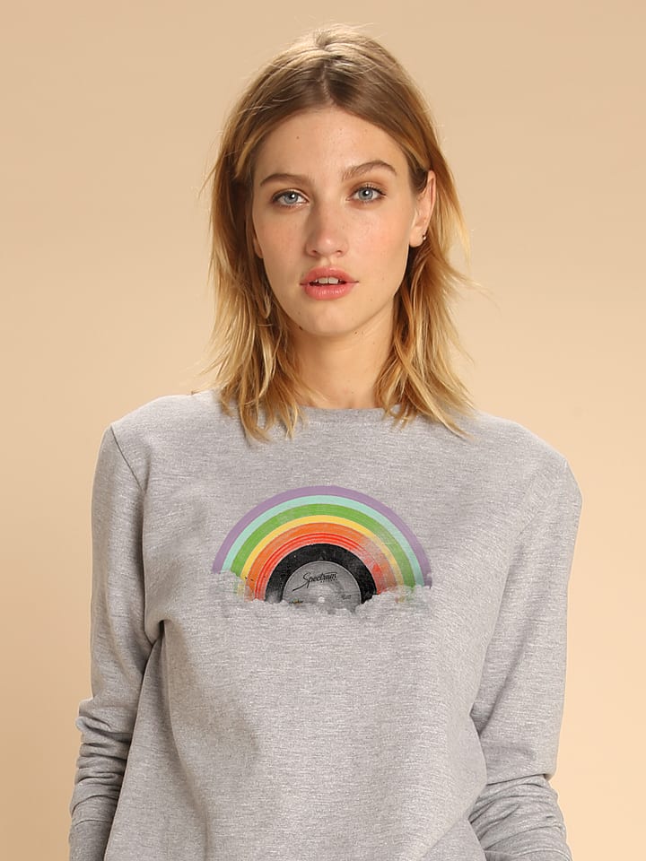 WOOOP Bluza "Rainbow Classics" w kolorze szarym rozmiar: S