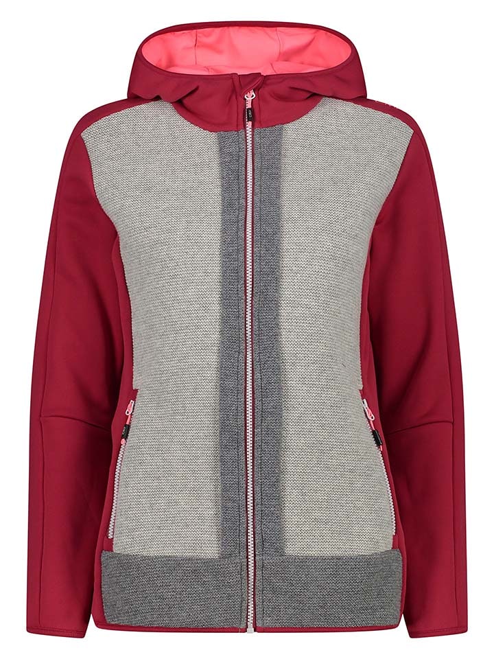 CMP Kurtka funkcyjna w kolorze czerwono-szarym rozmiar: 46