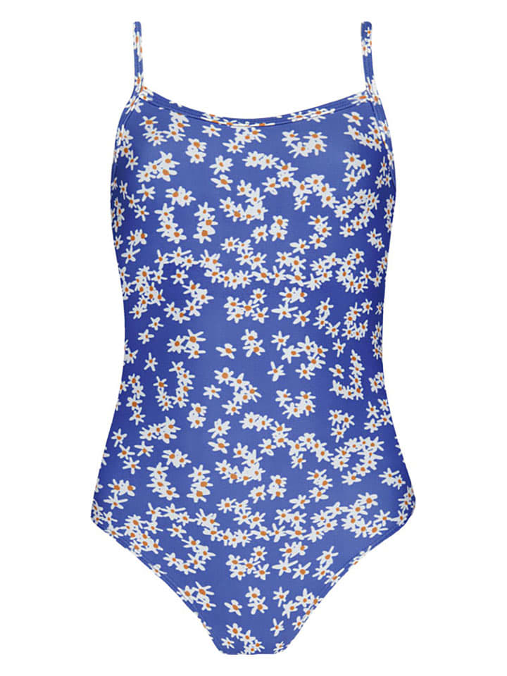 Barts Strój kąpielowy "Moave" w kolorze niebiesko-biało-pomarańczowym rozmiar: 116