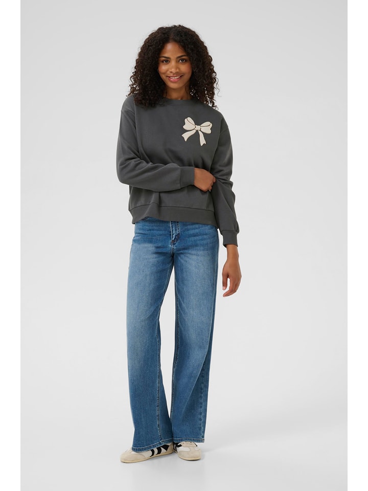 Kaffe Bluza w kolorze antracytowym rozmiar: M