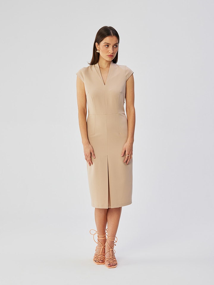 Stylove Sukienka w kolorze beżowym rozmiar: L