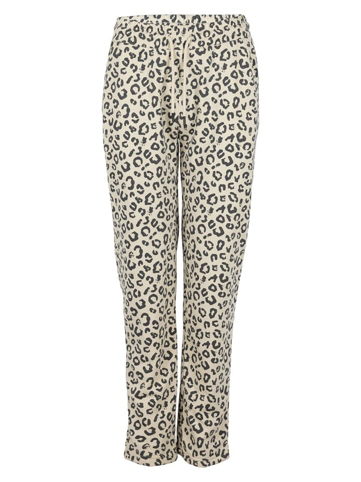 Roadsign Spodnie dresowe w kolorze szaro-kremowym rozmiar: M