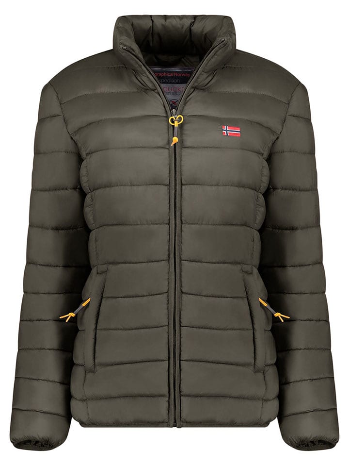Geographical Norway Kurtka pikowana "Atikolor" w kolorze khaki rozmiar: onesize