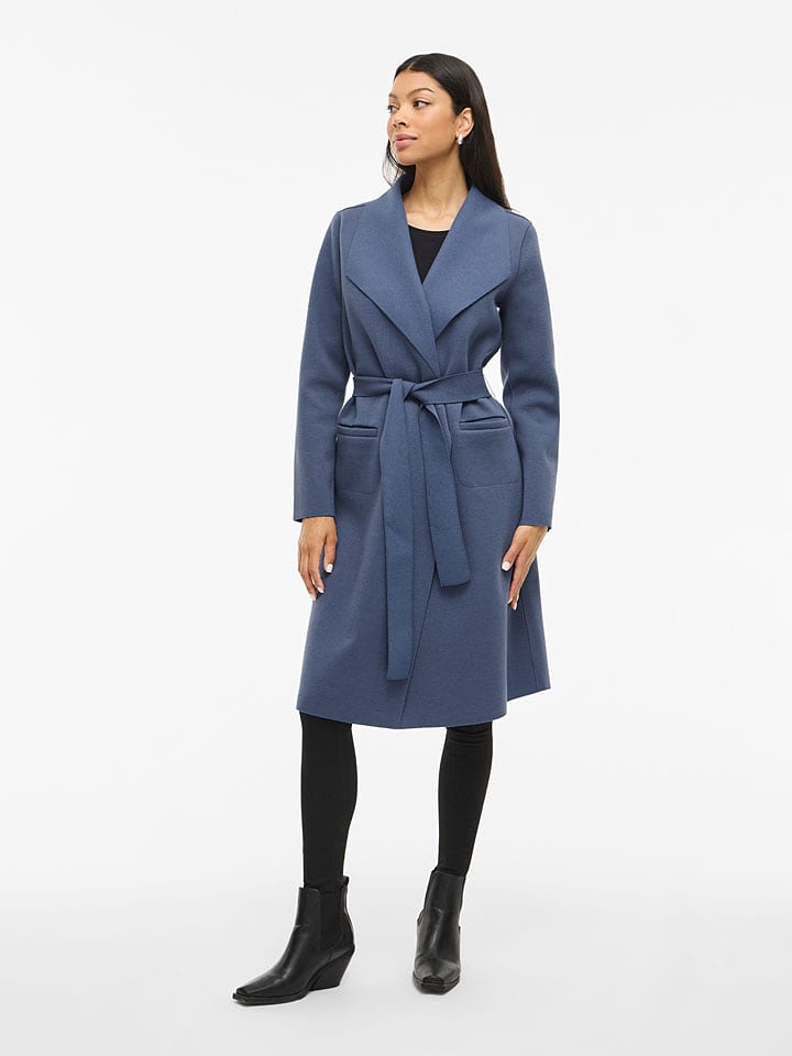 Vila Płaszcz przejściowy "Vijuce" w kolorze niebieskim rozmiar: M