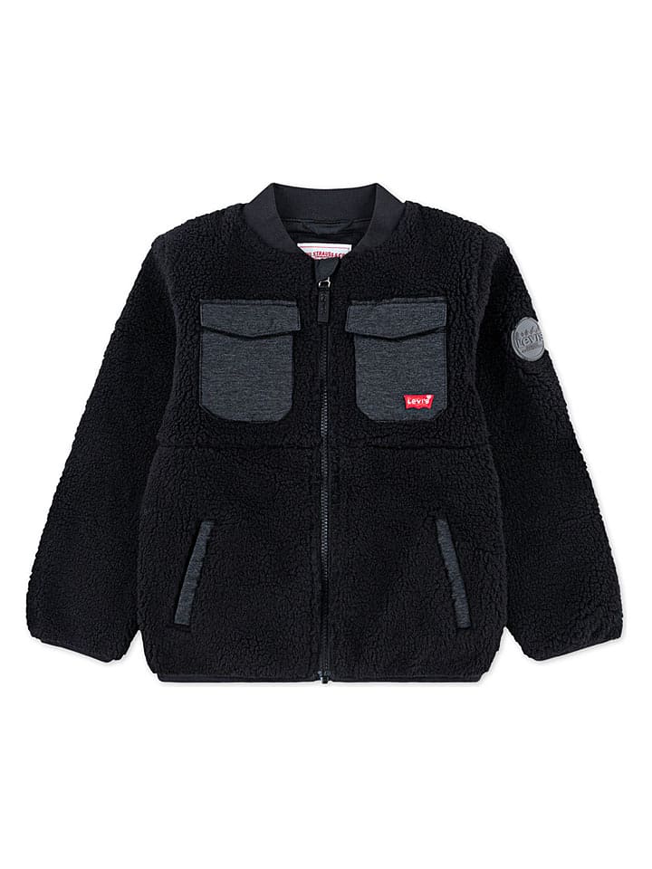 Levi's Kids Kurtka pluszowa w kolorze czarnym rozmiar: 116