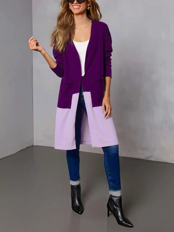 Milan Kiss Kardigan w kolorze fioletowym rozmiar: S