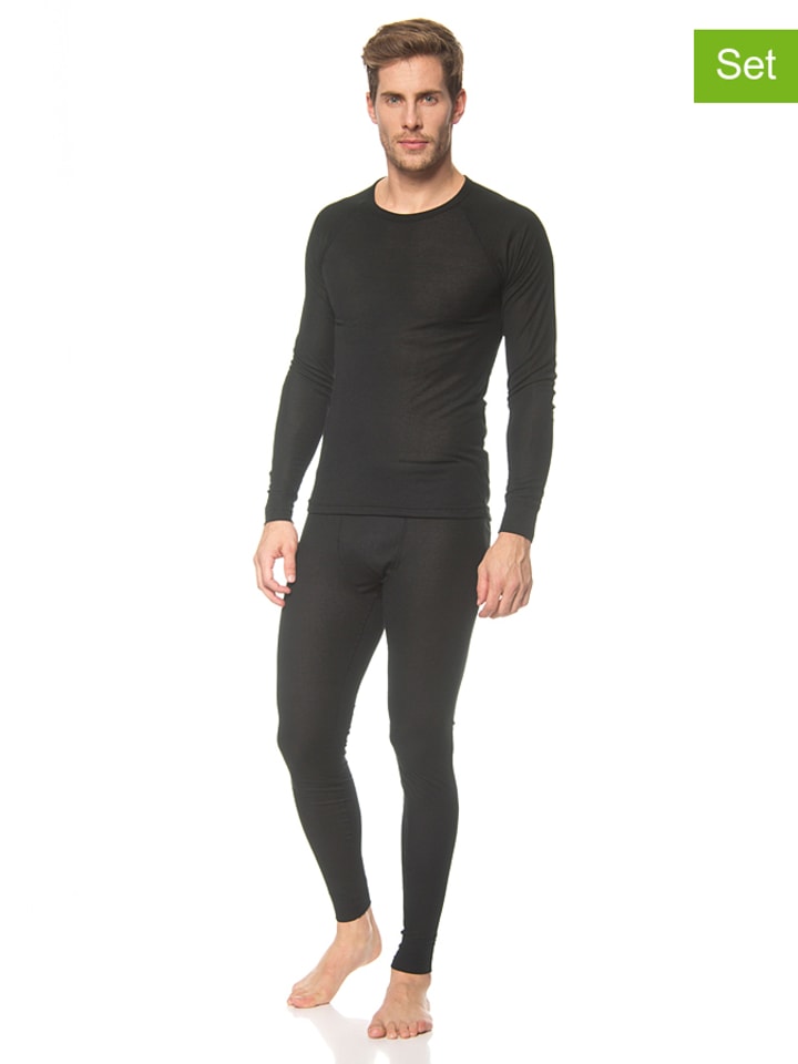 Maier Sports 2-częściowy zesaw bielizny narciarskiej w kolorze czarnym rozmiar: XXL