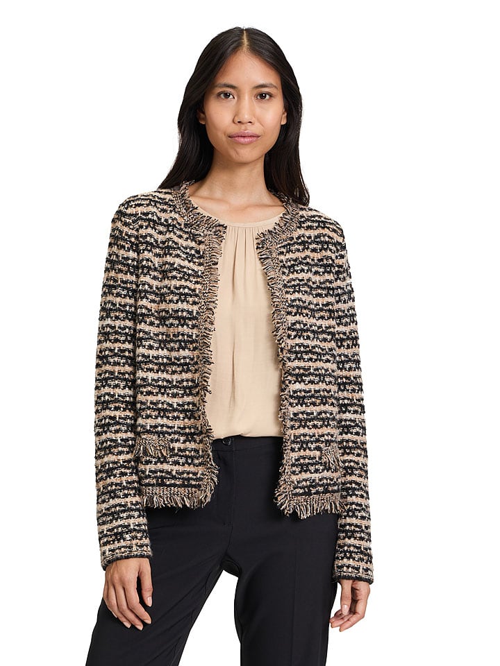 Betty Barclay Kardigan w kolorze czarno-beżowym rozmiar: 38