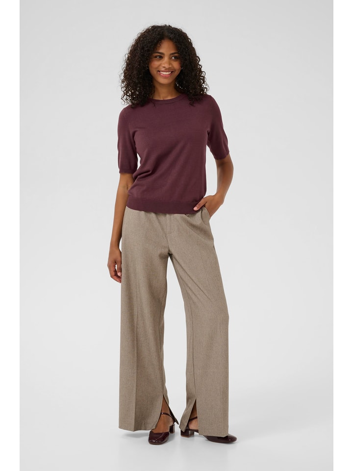 Kaffe Sweter w kolorze brązowym rozmiar: XXL