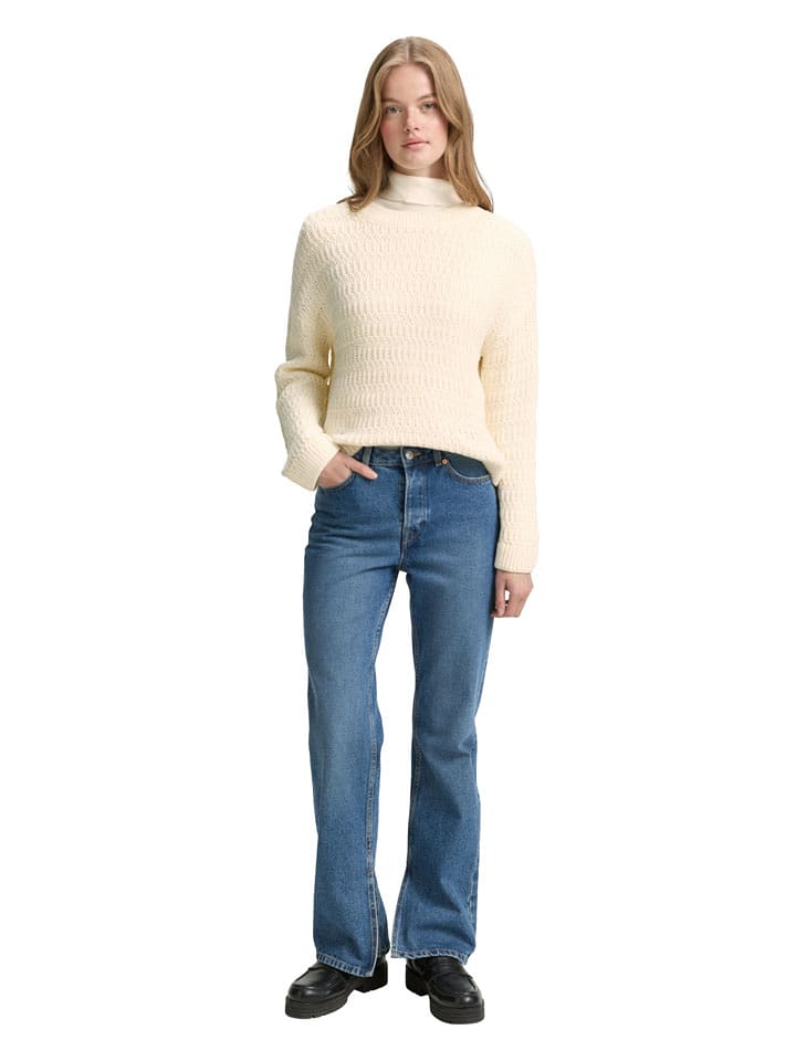 TOM TAILOR Denim Sweter w kolorze kremowym rozmiar: L